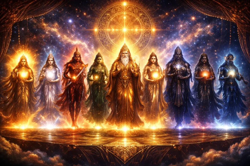 Divine presence of the Navagraha