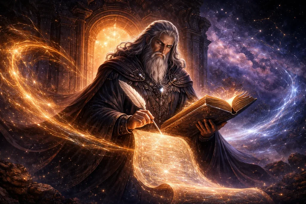 The Auditor by the cosmic gateway