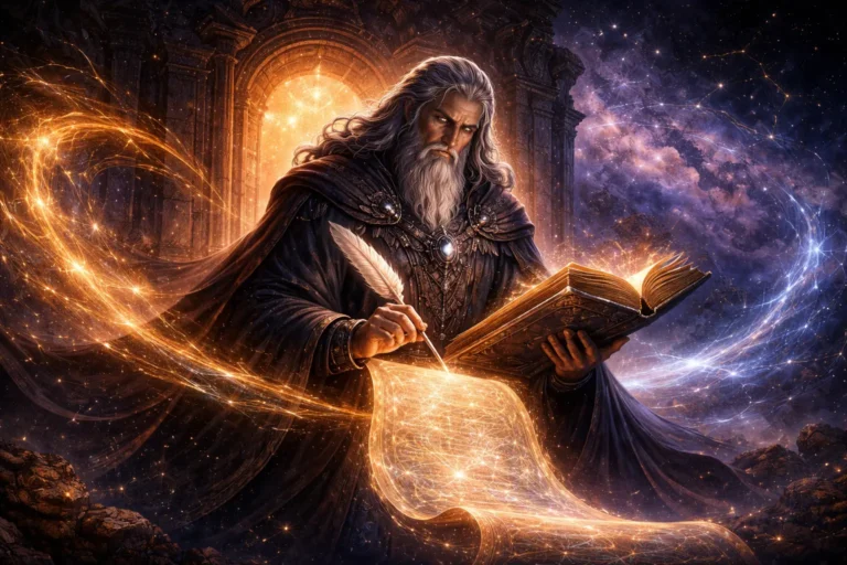 The Auditor by the cosmic gateway